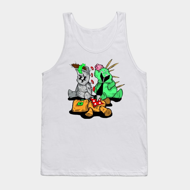 Three Voodoo Dolls Tank Top by Brandon Beyond